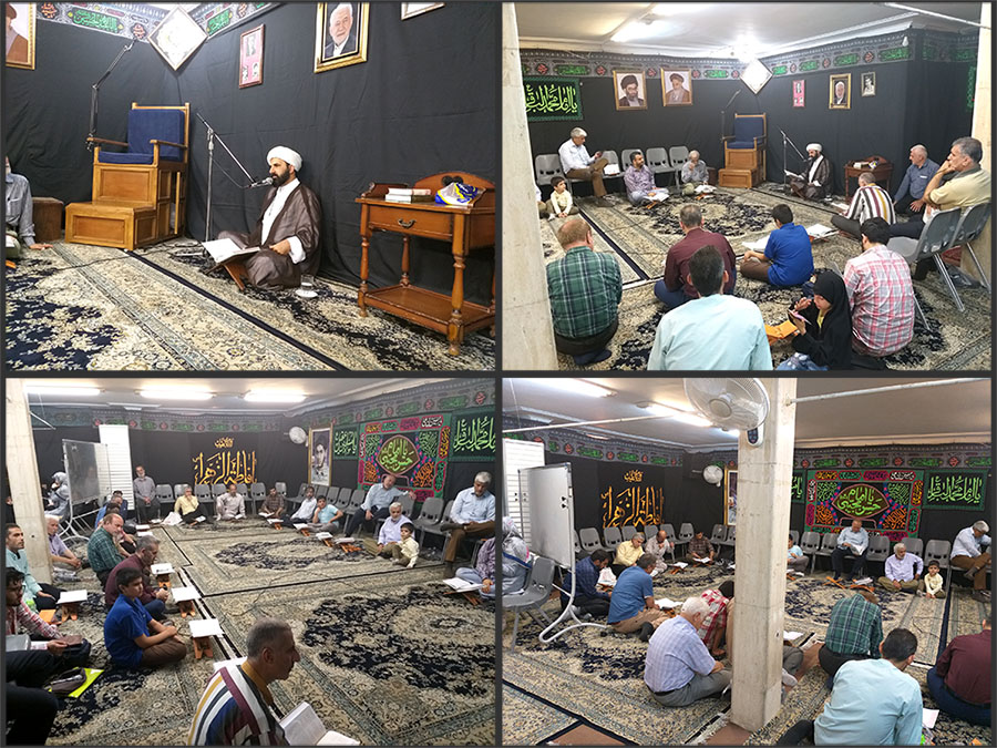 جلسه نهج البلاغه خوانی منزل شهید امانی - هرهفته شنبه ها