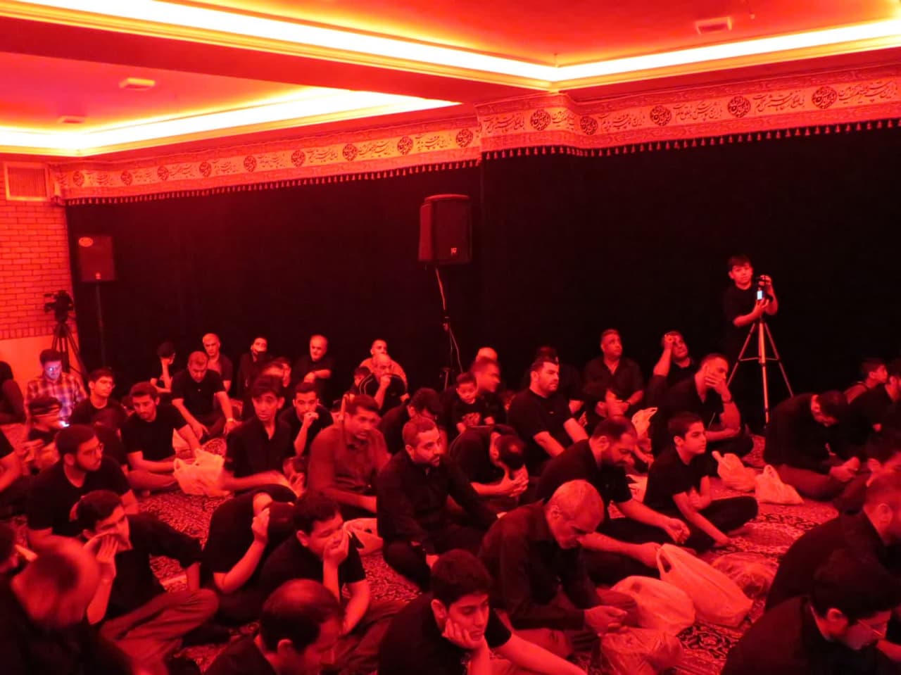 Ashura mourning in the group of lovers of Hossein in Iran