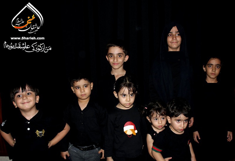 Children in mourning ceremony of Ashura