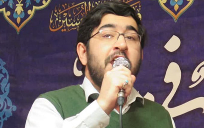 مدیحه سرایی کربلایی حسین عظیمی در جشن میلاد باسعادت میلاد امام جواد و حضرت علی اصغر علیهم السلام