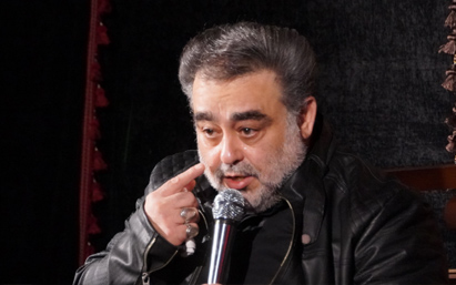 مرثیه سرایی حاج علی آینه چی در محفل عزاداری شهادت حضرت زینب سلام الله علیها