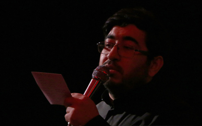 مرثیه سرایی کربلایی حسین عظیمی در مراسم عزاداری شهادت امام جعفر صادق علیه السلام