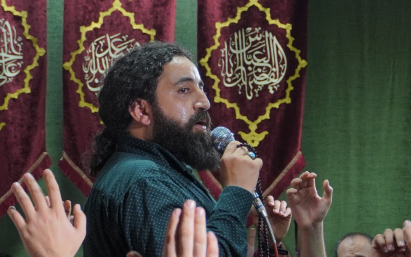 مدیحه سرایی کربلایی سید حجت بحرالعلوم در جشن میلاد با سعادت حضرت اباعبدالله الحسین علیه السلام