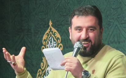 مدیحه سرایی کربلایی محمد بیابانی در جشن میلاد باسعادت امیرالمومنین صلوات الله علیه