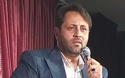 مدیحه سرایی کربلایی عباس قانعی در جشن نیمه شعبان و میلاد با سعادت حضرت مهدی عجل الله تعالی فرجه الشریف