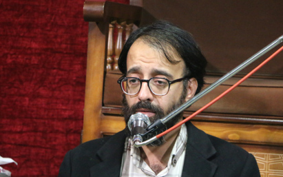 قرائت حدیث شریف کساء توسط کربلایی سید احسان غضنفری در جشن میلاد باسعادت ریحانة النبی حضرت زهرای مرضیه سلام الله علیها  