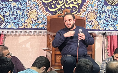مدیحه سرایی کربلایی علی مشهوری در جشن میلاد باسعادت میلاد امام جواد و حضرت علی اصغر علیهم السلام