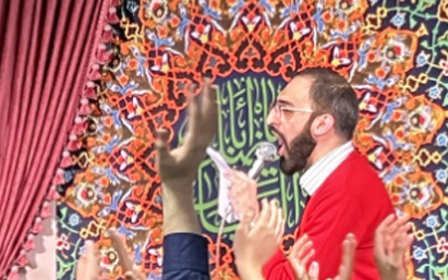 مدیحه سرایی کربلایی صالح منتظری در جشن میلاد حضرت اباالفضل العباس و امام سجاد علیهم السلام