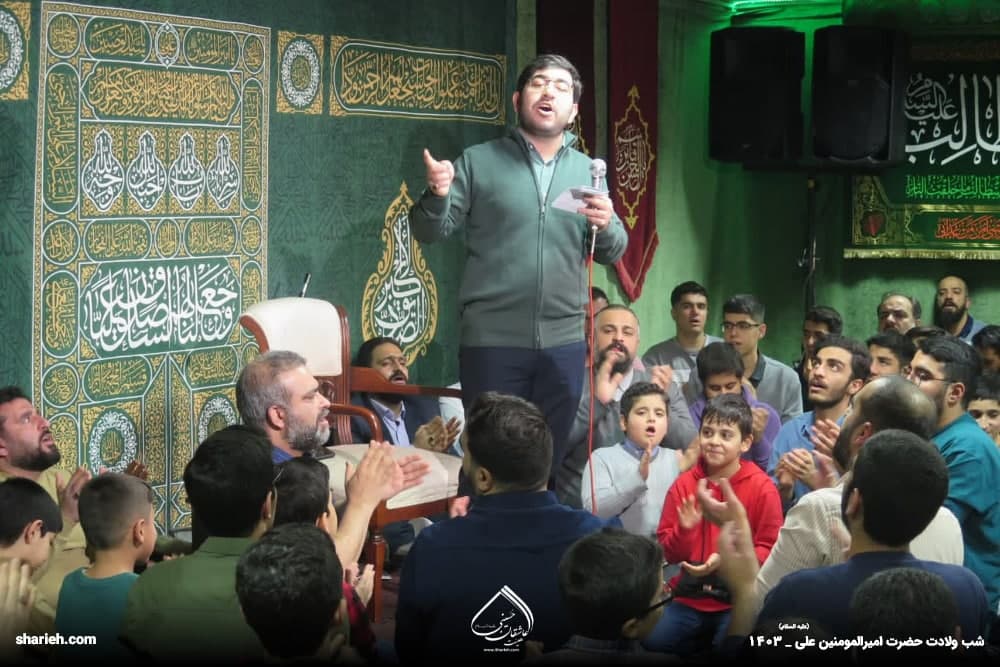 گزارش تصویری جشن میلاد حضرت امیرالمومنین صلوات الله علیه در حسینیه هیئت عاشقان حسینی علیه السلام