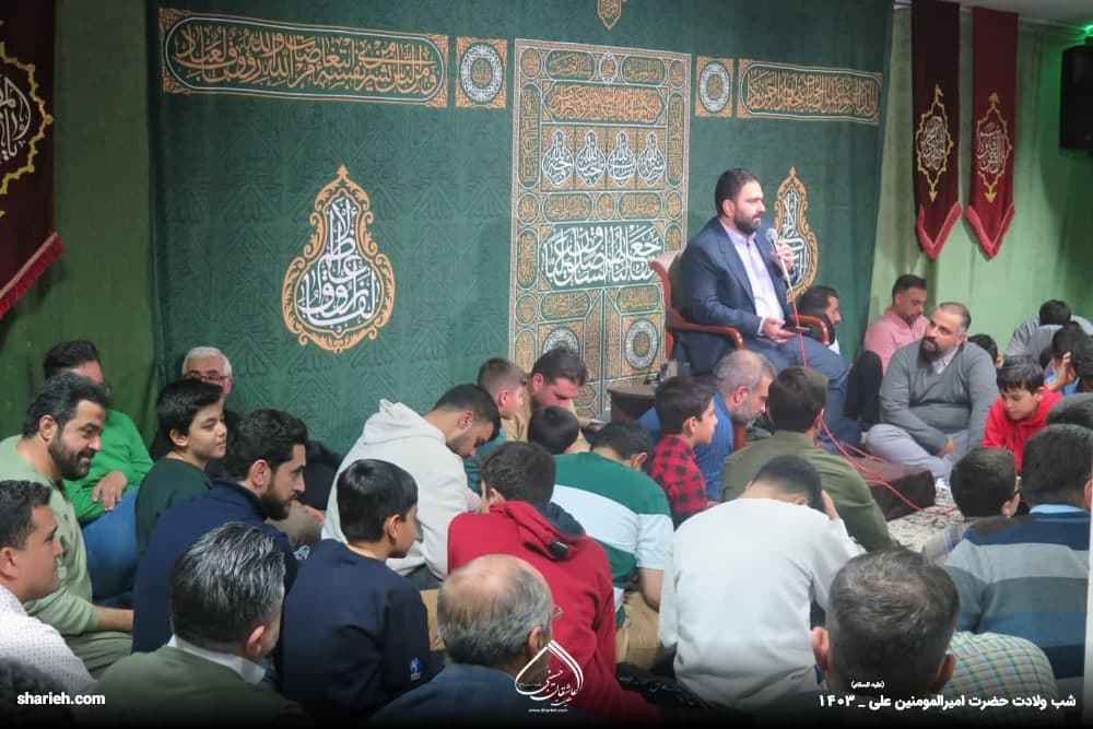 گزارش تصویری جشن میلاد حضرت امیرالمومنین صلوات الله علیه در حسینیه هیئت عاشقان حسینی علیه السلام