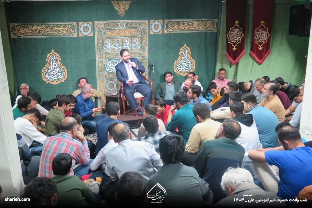گزارش تصویری جشن میلاد حضرت امیرالمومنین صلوات الله علیه در حسینیه هیئت عاشقان حسینی علیه السلام