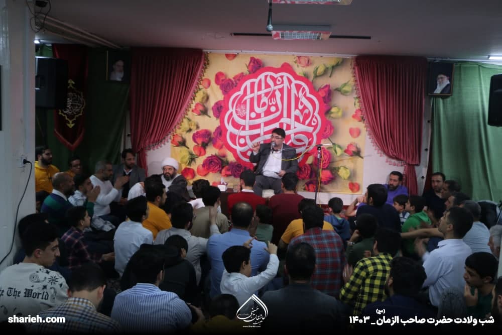گزارش تصویری جشن نیمه شعبان و میلاد با سعادت حضرت مهدی عجل الله تعالی فرجه الشریف در حسینیه هیئت عاشقان حسینی علیه السلام