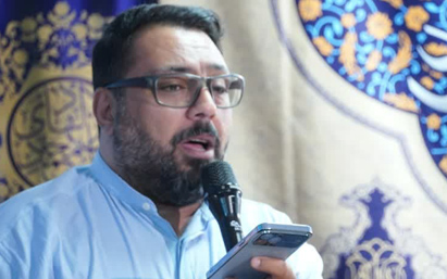 مدیحه سرایی کربلایی علیرضا قانعی در جشن شب اول جشن عید سعید غدیر