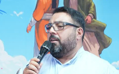 مدیحه سرایی کربلایی علیرضا قانعی در جشن شب اول جشن عید سعید غدیر