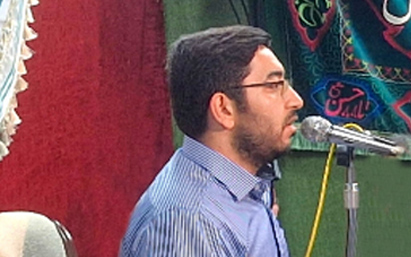 مدیحه سرایی کربلایی حسین عظیمی در مراسم جشن سالروز ازدواج حضرت زهرا و حضرت علی علیهم السلام