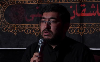 مرثیه سرایی کربلایی حسین عظیمی در مراسم عزاداری شهادت حضرت باقرالعلوم علیه السلام