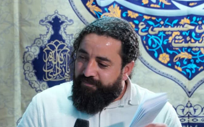 مدیحه سرایی کربلایی سید حجت بحرالعلومی در جشن شام میلاد امام هادی علیه السلام و شب اول جشن عید سعید غدیر