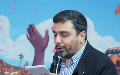 مدیحه سرایی حاج حنیف طاهری در جشن شب اول جشن عید سعید غدیر