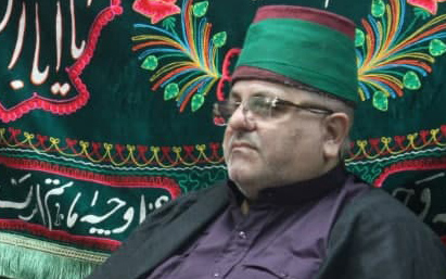 سخنرانی پیرغلام اهل بیت(ع) حاج سید حسین همایونی در مراسم جشن میلاد حضرت فاطمه معصومه (س) و سومین دورهمی بانیان و خادمین