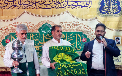 مرثیه سرایی کربلایی سید مهدی هوشی&zwnj;السادات در مراسم جشن ولادت با سعادت امام رضا علیه السلام