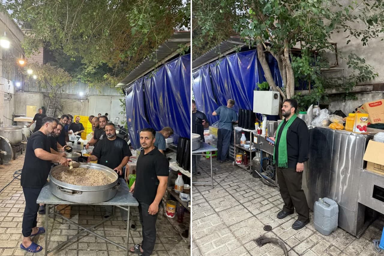 Ashura religious ceremony and cook-aways in Iran